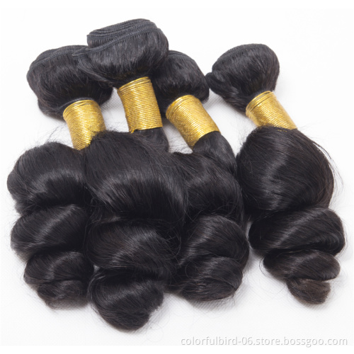 Wholesale 100% Human Hair wig Unprocessed Virgin Brazilian loose Wave Hair Extension Human Hair Wigs For Black Women